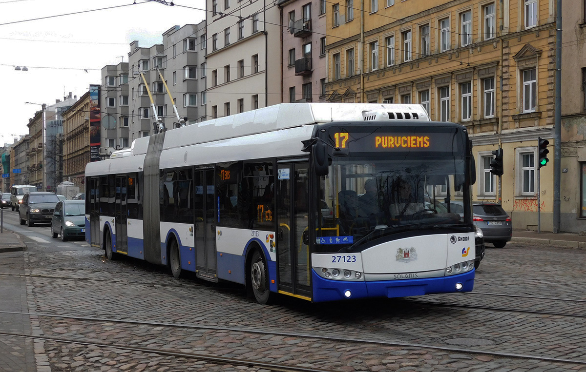 Riga, Škoda 27Tr Solaris III № 27123