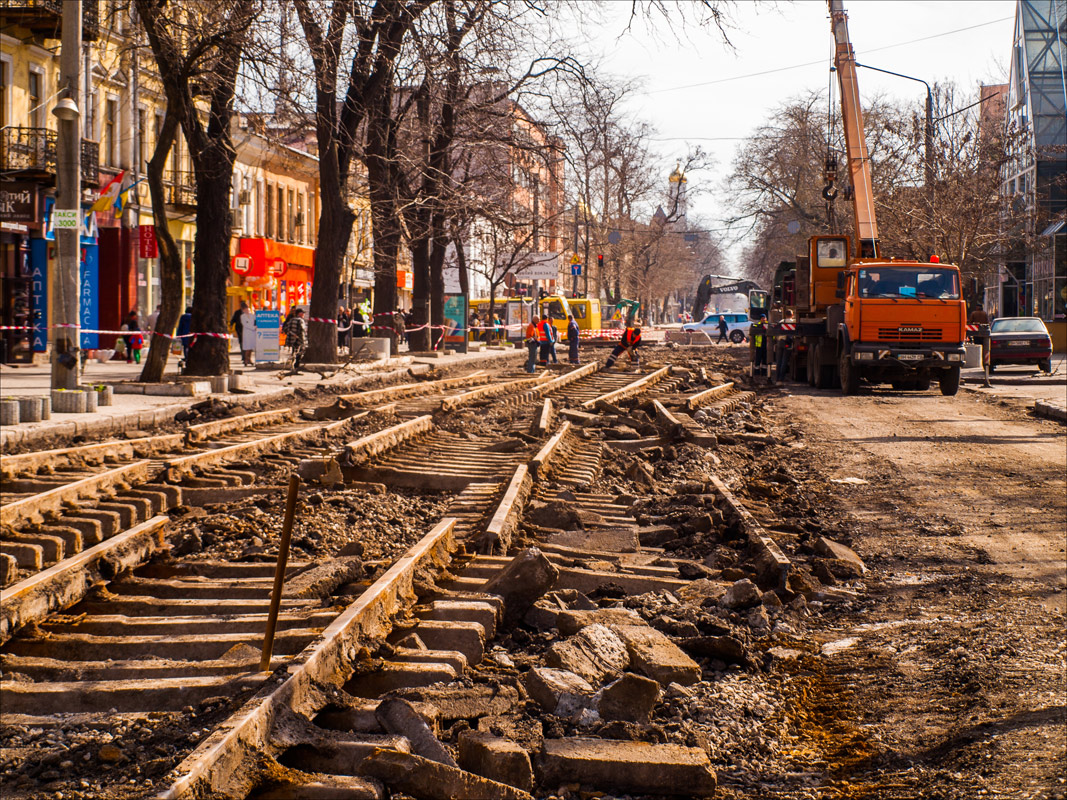 Одеса — 2016-2018 — Реконструкция Преображенской улицы