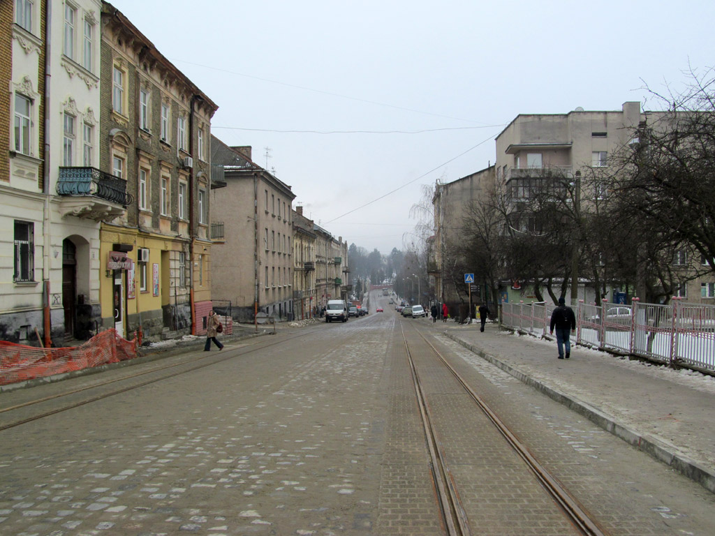 Lviv — Tracks reconstruction: Mechnikova str. [14.12.2015-18.09.2017]