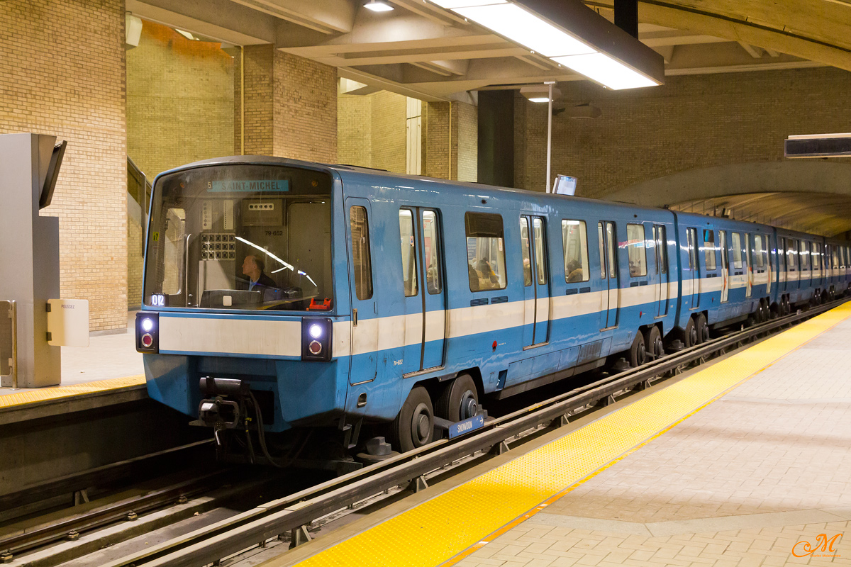 Монреаль, Bombardier MR-73 моторный № 79-652; Монреаль — Métro de Montréal -> Ligne bleue