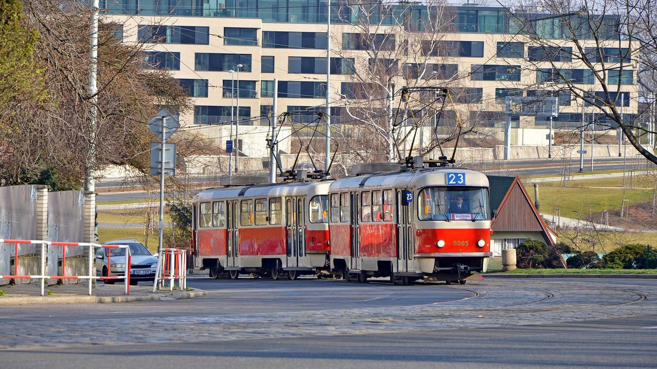 Prague, Tatra T3M № 8085; Prague — Grand opening Route 23 operation