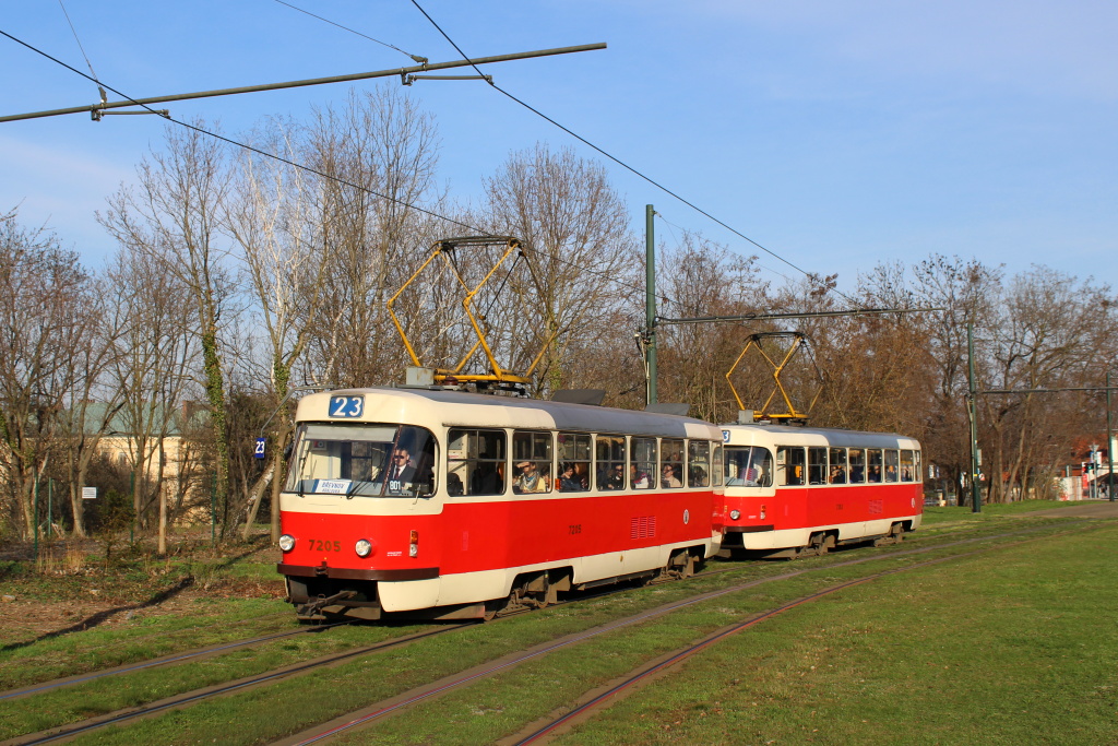 Prague, Tatra T3SUCS № 7205; Prague — Grand opening Route 23 operation