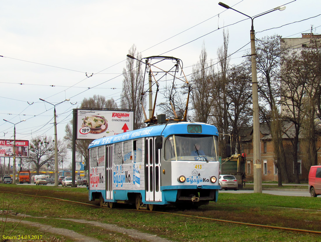 Kharkiv, Tatra T3SUCS N°. 413
