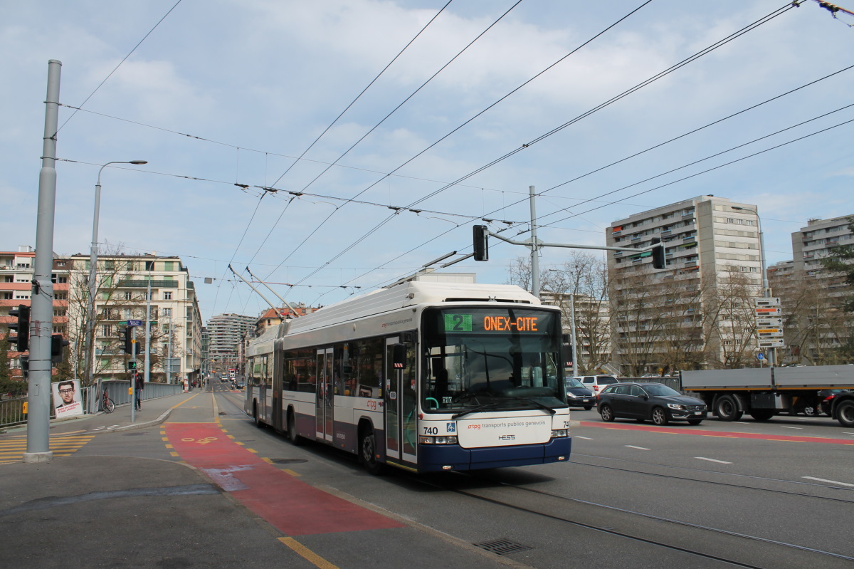 日內瓦, Hess SwissTrolley 3 (BGT-N2C) # 740