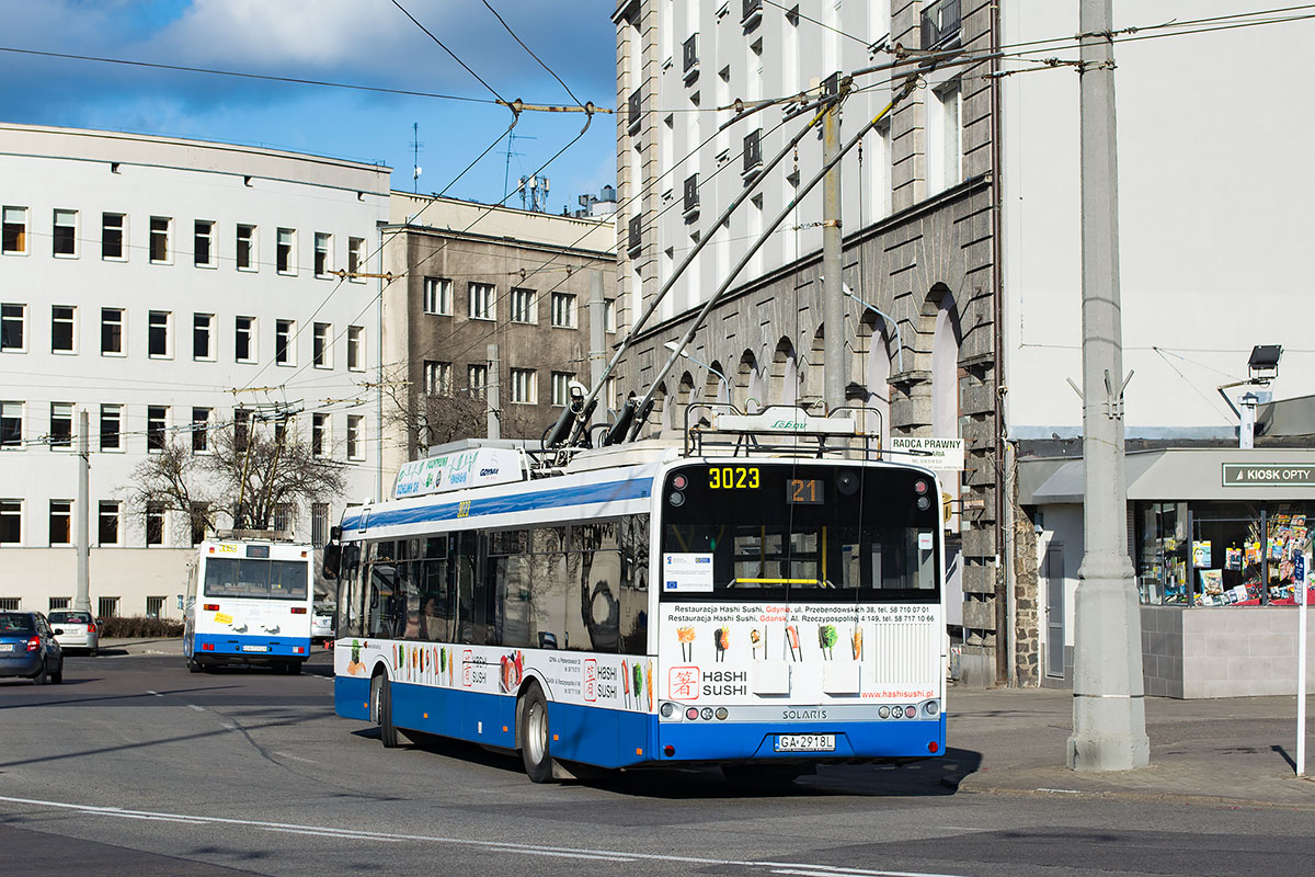 Gdynia, Solaris Trollino III 12 M # 3023