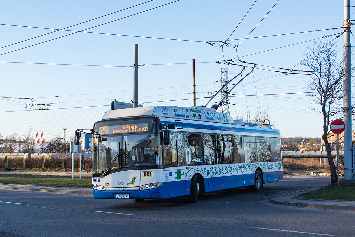 Гдыня, Solaris Trollino III 12 M № 3091