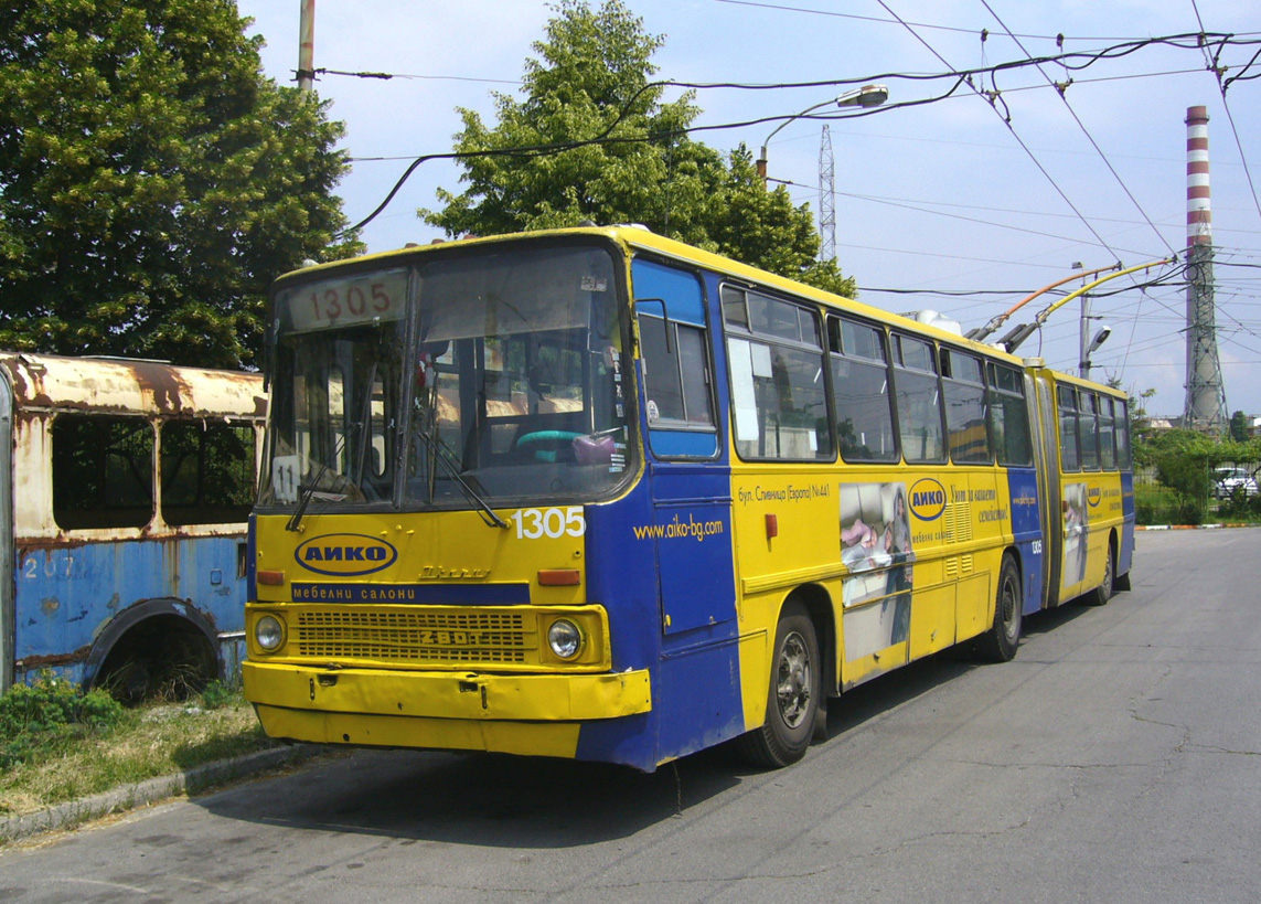 София, Ikarus 280.92 № 1305; София — Исторически снимки — Тролейбуси (1990–2010)