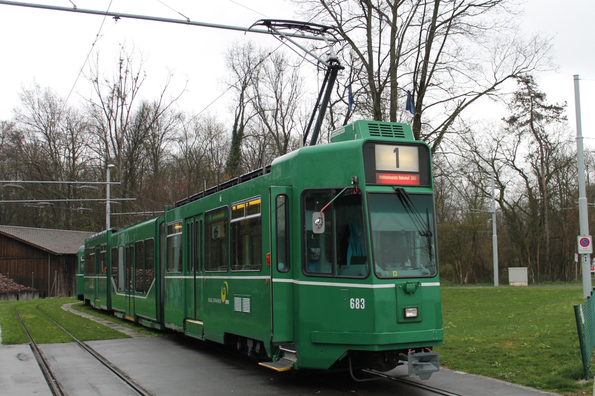 Basel, Schindler/Siemens Be 4/6 S Nr. 683