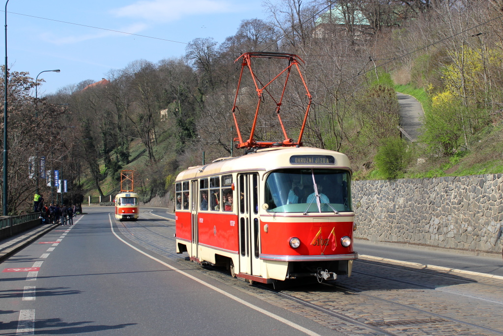 Прага, Tatra T3 № 6102; Прага — Торжественное открытие ретро-маршрута 23