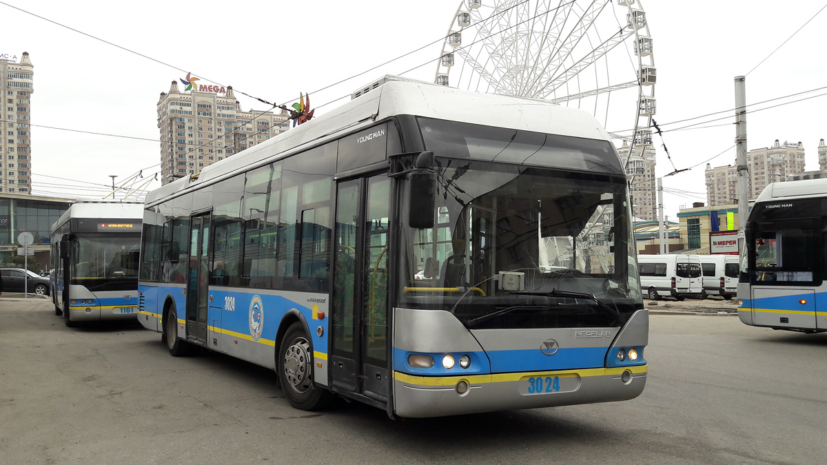 Алмати, YoungMan JNP6120GDZ (Neoplan Kazakhstan) № 3024