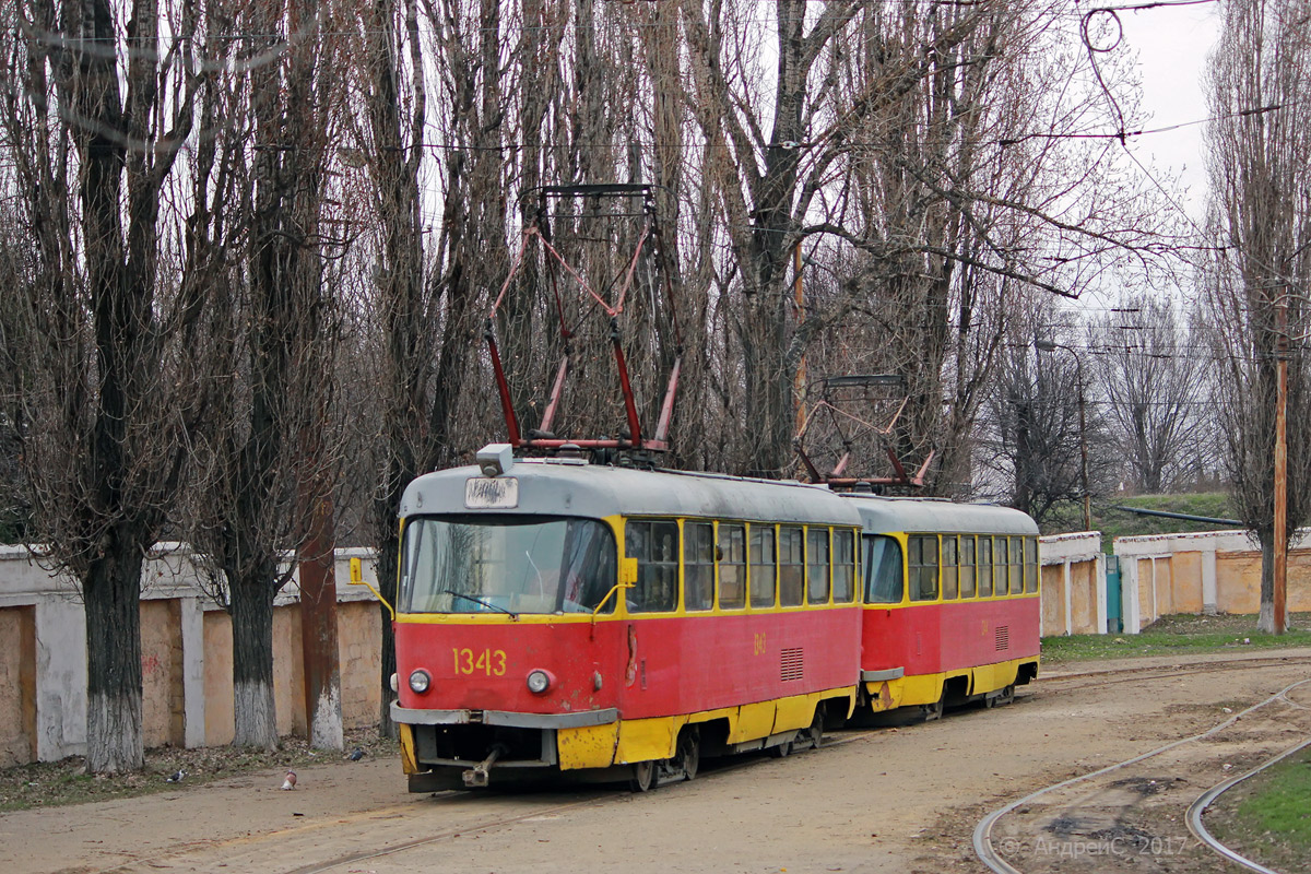 Днепр, Tatra T3SU № 1343