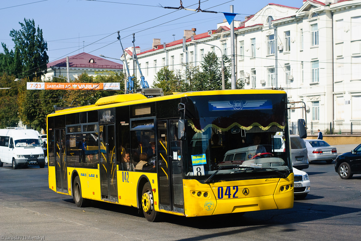 Запорожье, ЛАЗ E183D1 № 042