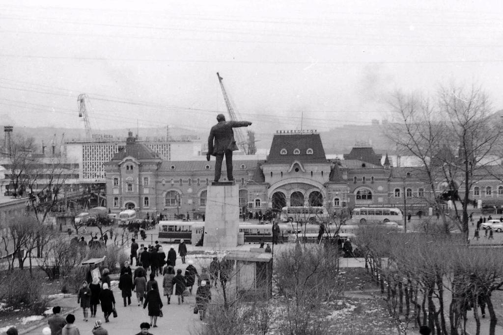 Владивосток — Исторические фотографии — трамвай (1946-1970)