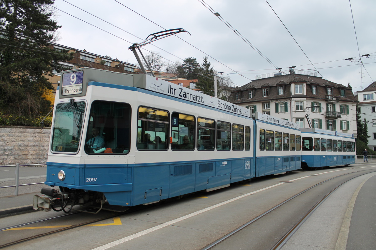 Цюрих, SWP/SIG/BBC Be 4/6 "Tram 2000" № 2097