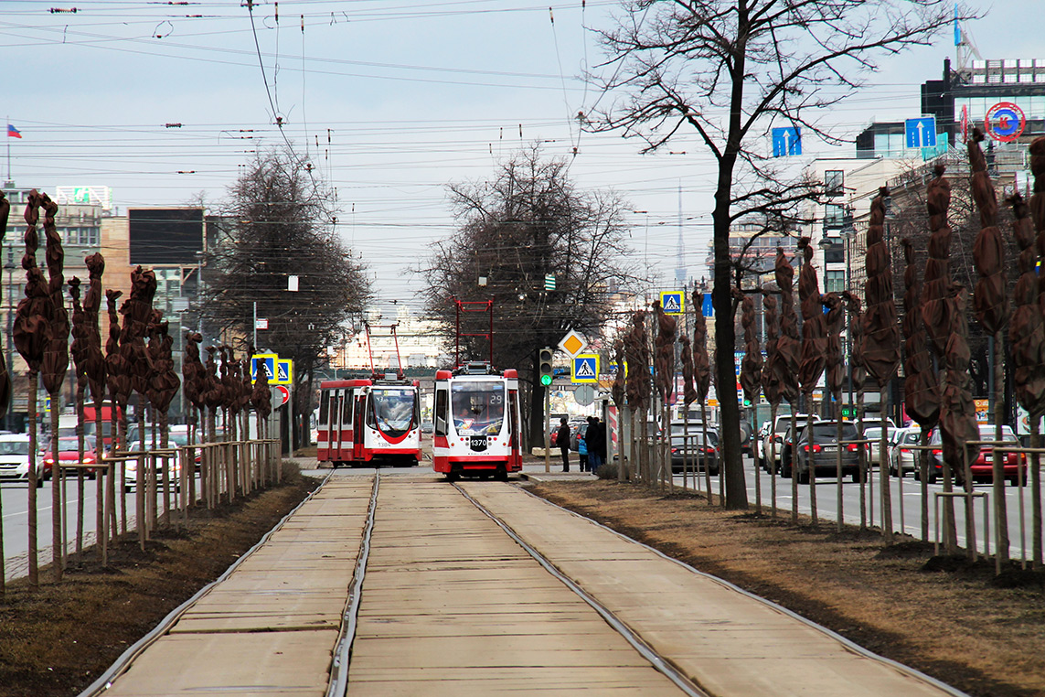 Санкт-Пецярбург — Трамвайные линии и инфраструктура