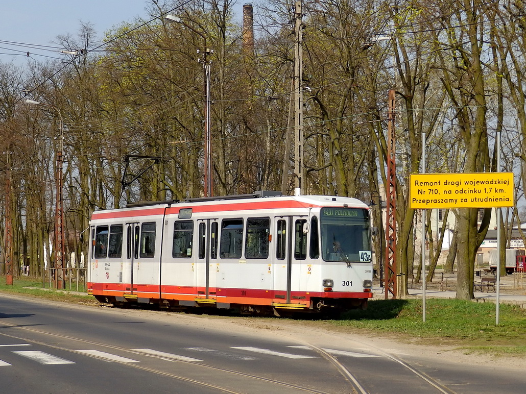 Łódź, Duewag M6S — 301