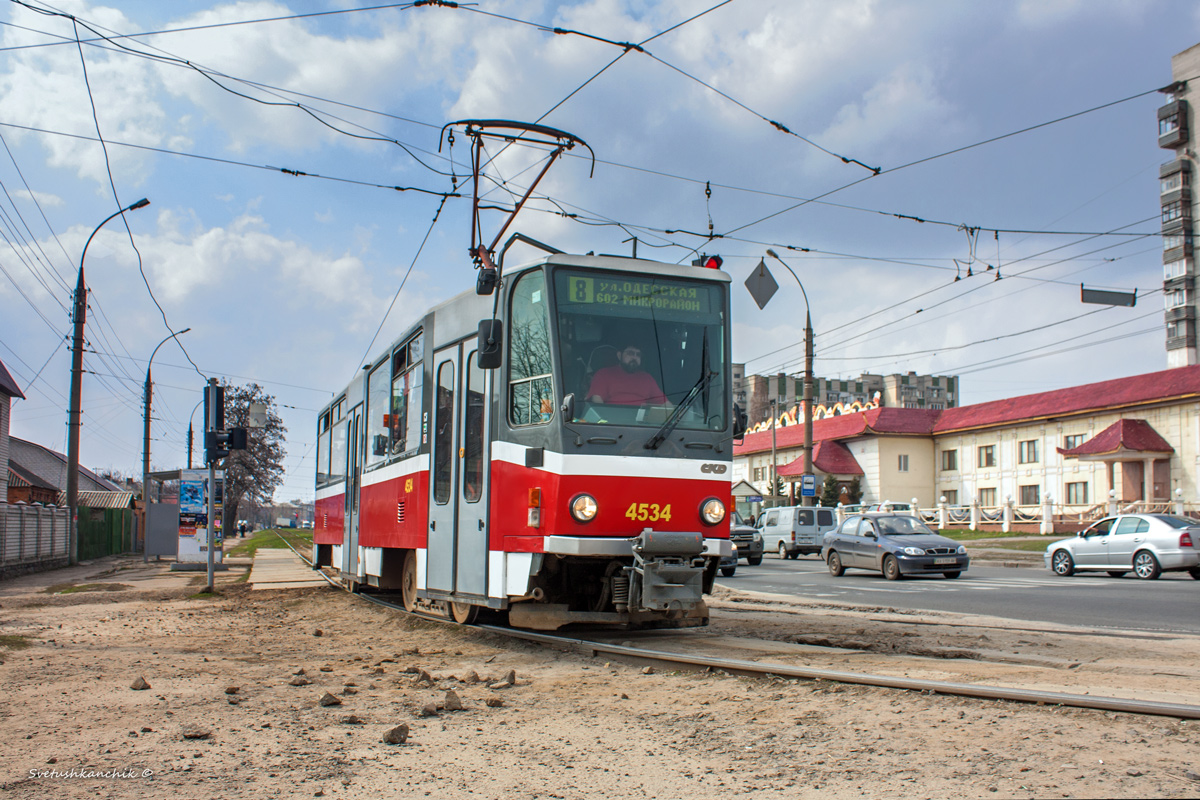 Харьков, Tatra T6A5 № 4534