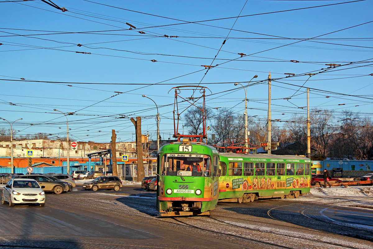 Jekaterinburg, Tatra T3SU Nr. 566