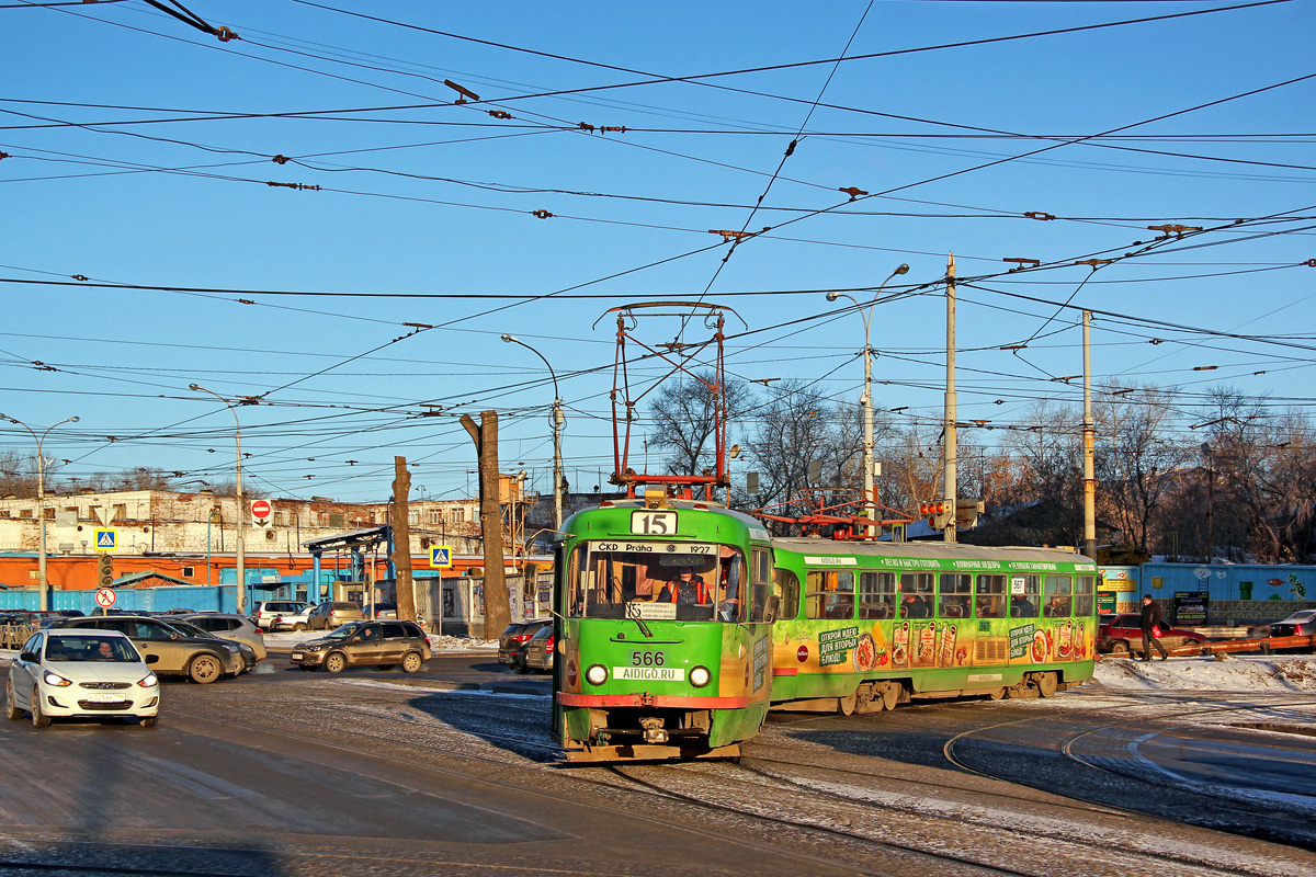 Екатеринбург, Tatra T3SU № 566