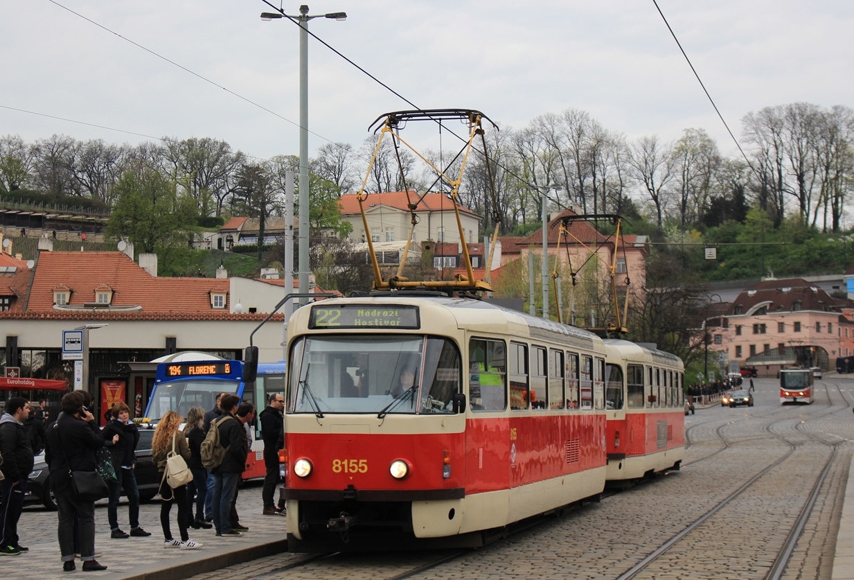 Прага, Tatra T3R.PV № 8155