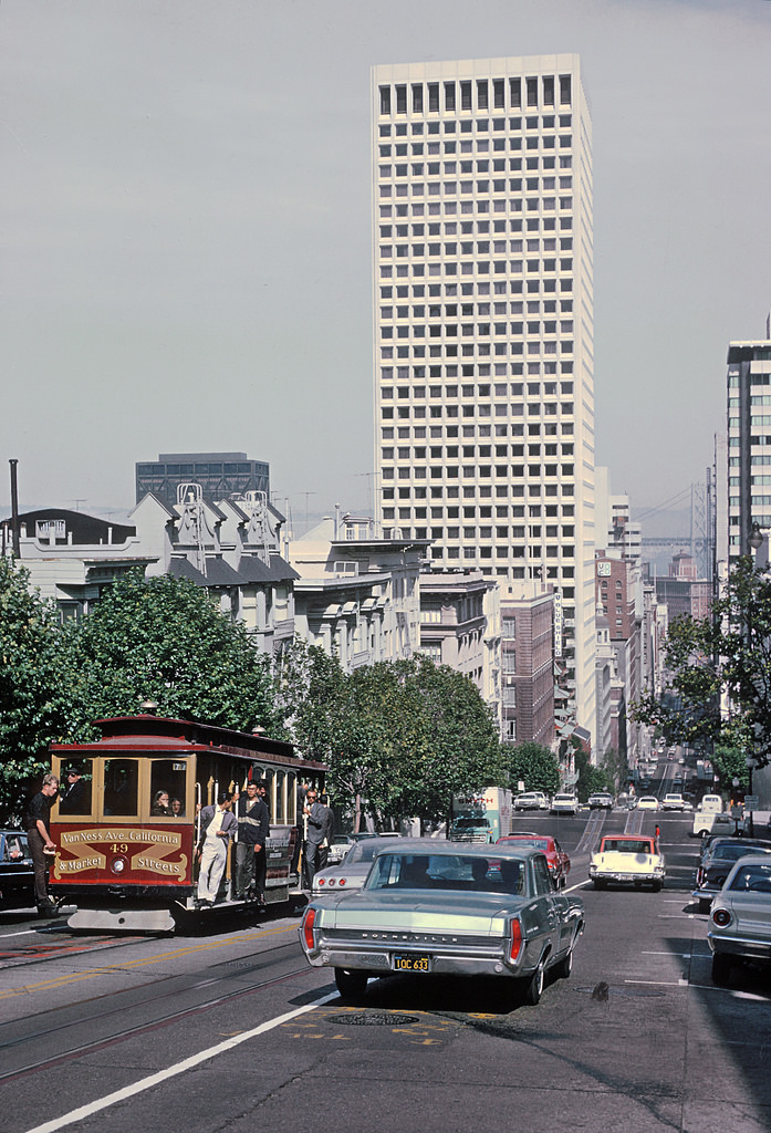 Сан-Франциско, область залива, California cable car № 49