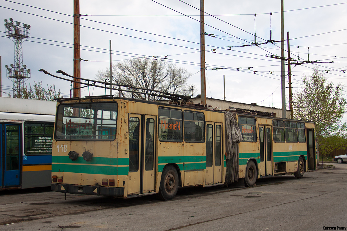 Sofia, DAC-Chavdar 317ETR nr. 118; Sofia — Transporting the historic trolleybus "DAC-Chavdar 317 ETR" from Pernik to Sofia — 06.04.2017