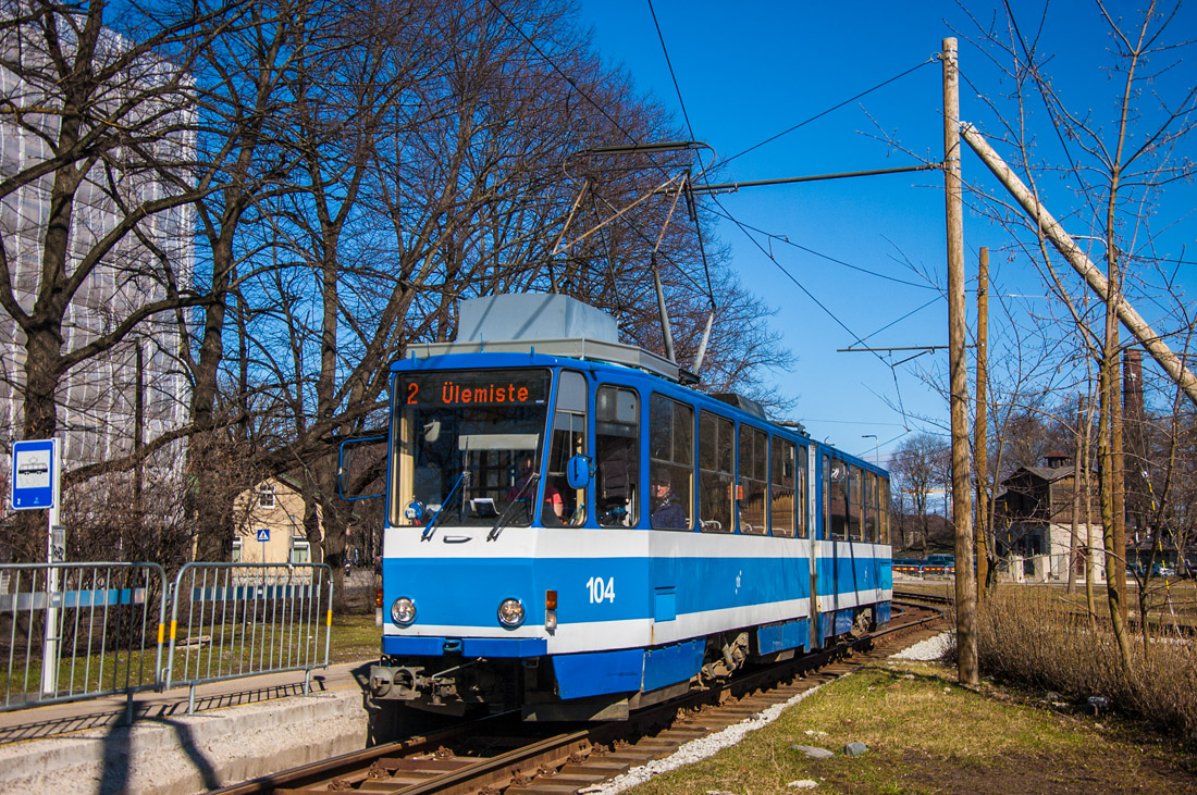 Таллин, Tatra KT4SU № 104