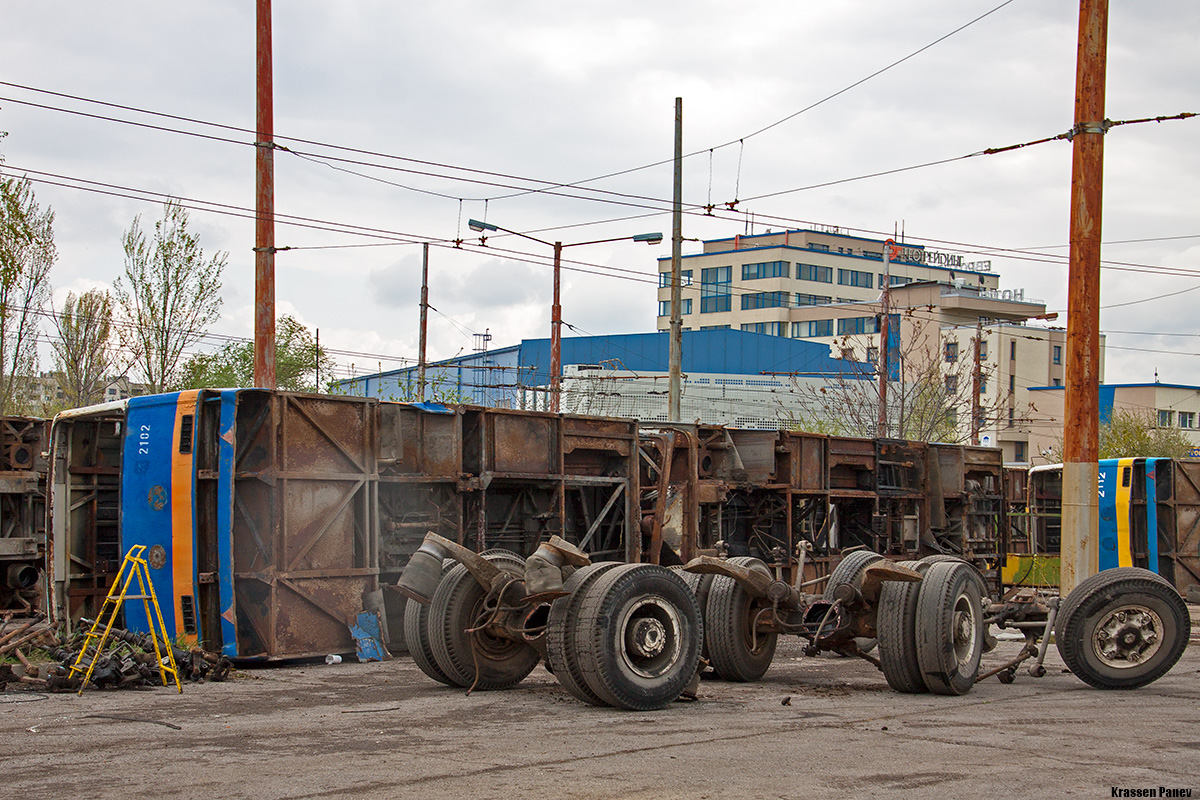 Sofia, Ikarus 280.92 # 2102; Sofia — Scrapping — Ikarus 280.92