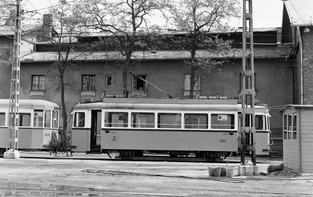 Будапешт, M VI № 1634; Будапешт — Трамвайные депо