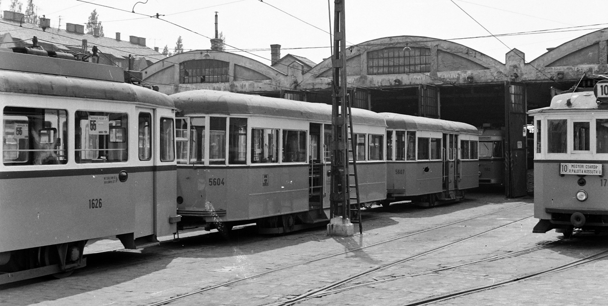 Будапешт, Ganz DP № 5604; Будапешт, Ganz DP № 5607; Будапешт — Трамвайные депо