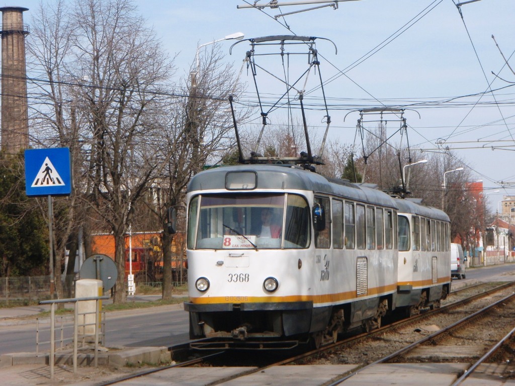 Бухарест, Tatra T4R № 3368; Бухарест, Tatra T4R № 3369