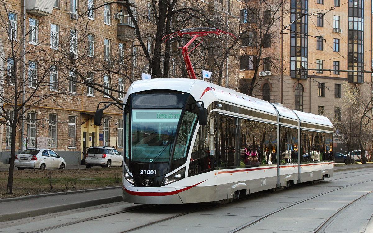 Moscow, 71-931M “Vityaz-M” # 31001; Moscow — Parade to 118 years of Moscow tramway on April 15, 2017