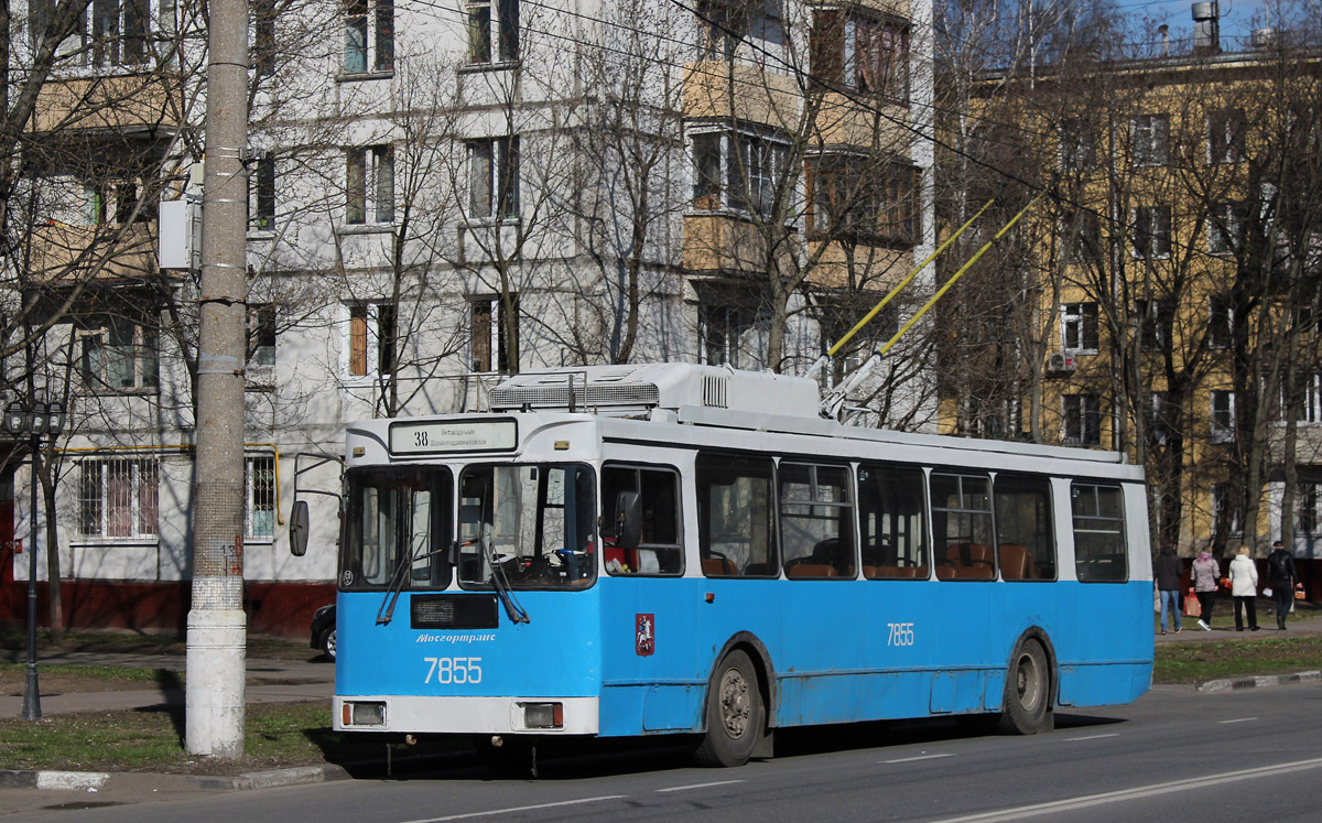 Москва, ЗиУ-682ГМ1 (с широкой передней дверью) № 7855