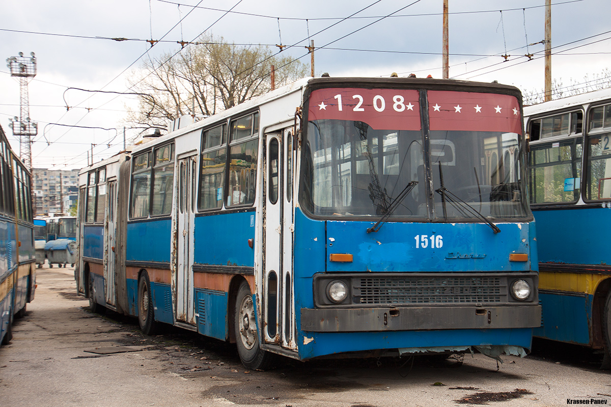 София, Ikarus 280.92 № 1516; София — Бракуване на тролейбуси — Ikarus 280.92