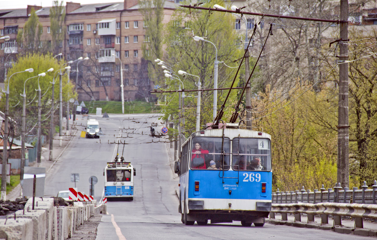 Винница, ЗиУ-682Г-016 (012) № 269; Винница — Реконструкция Киевского моста