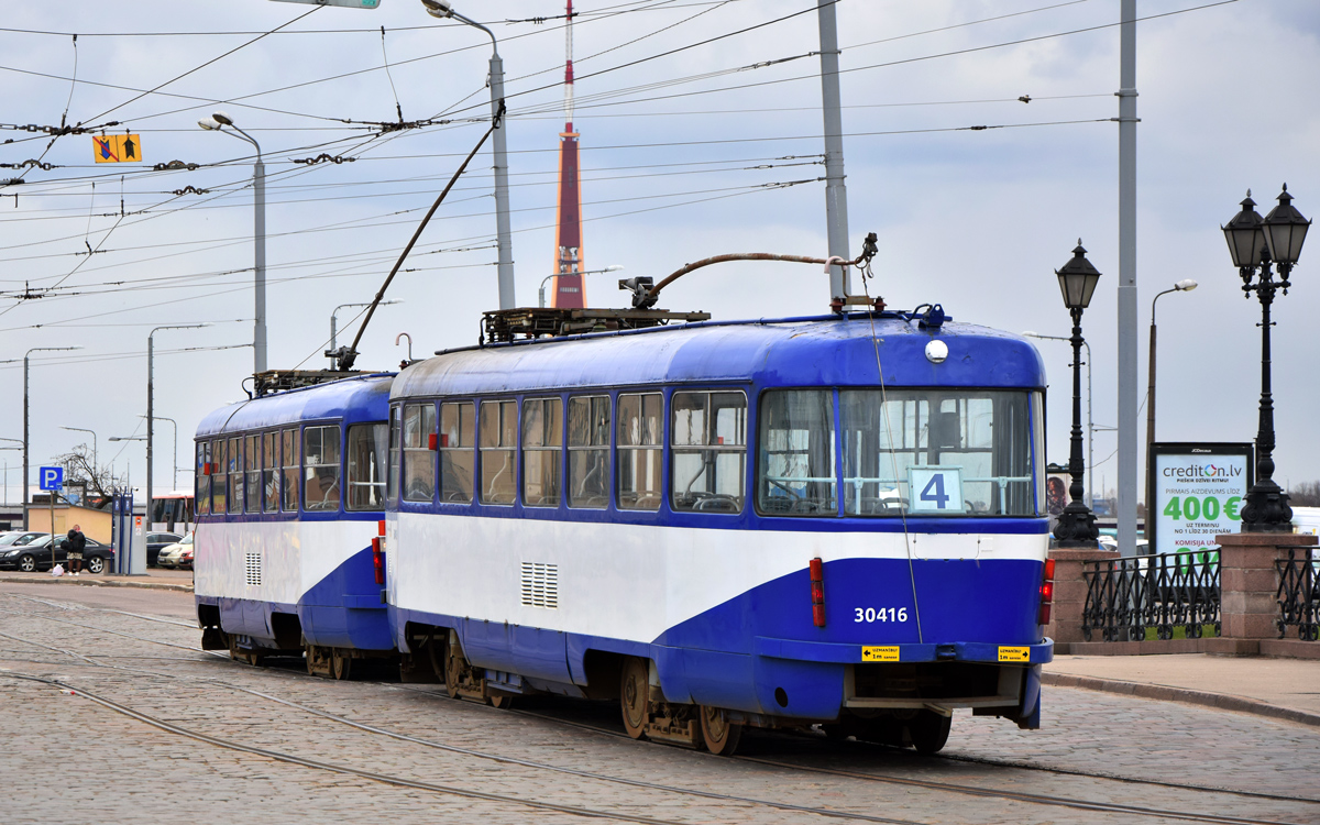 Riga, Tatra T3A N°. 30416