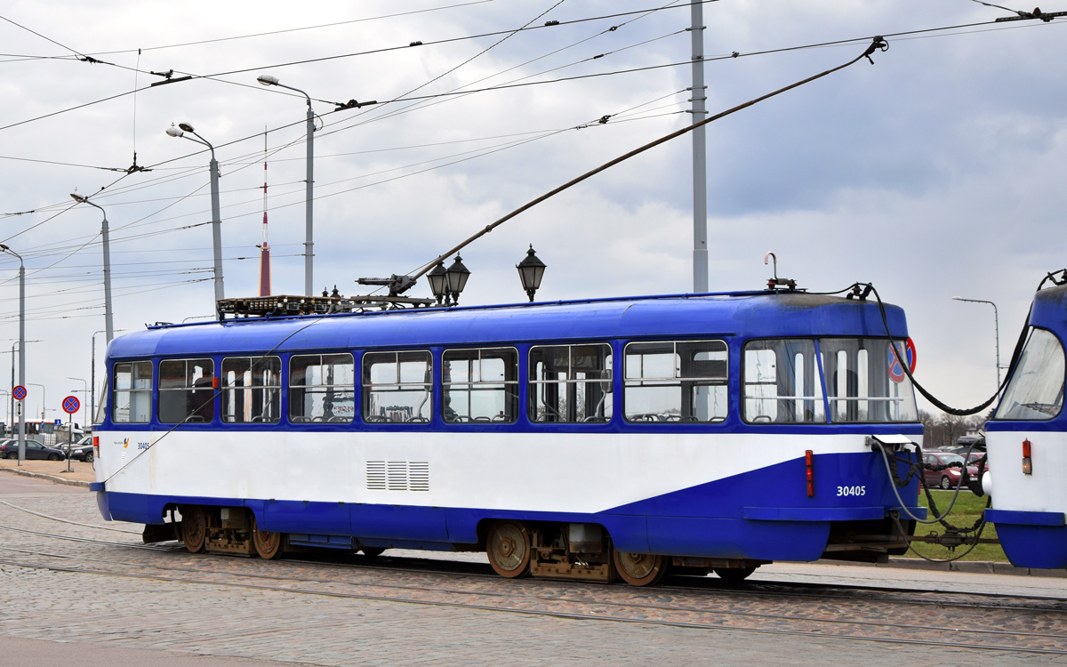 Riga, Tatra T3A # 30405
