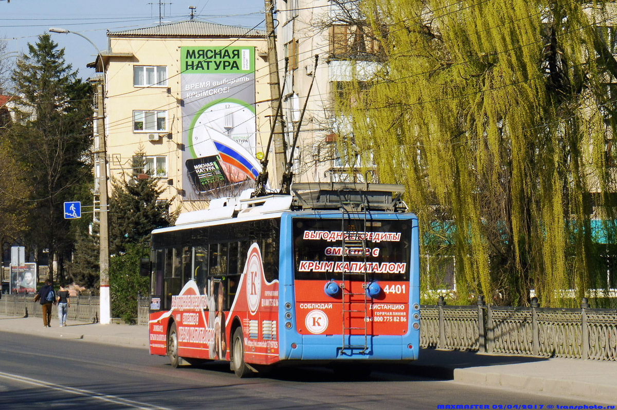 Crimean trolleybus, Bogdan T70115 # 4401