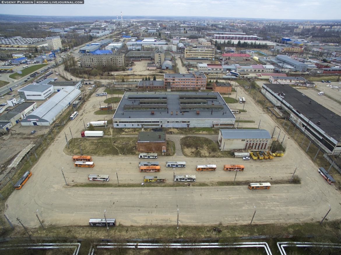 Smolensk — Trolleybus depot and service lines