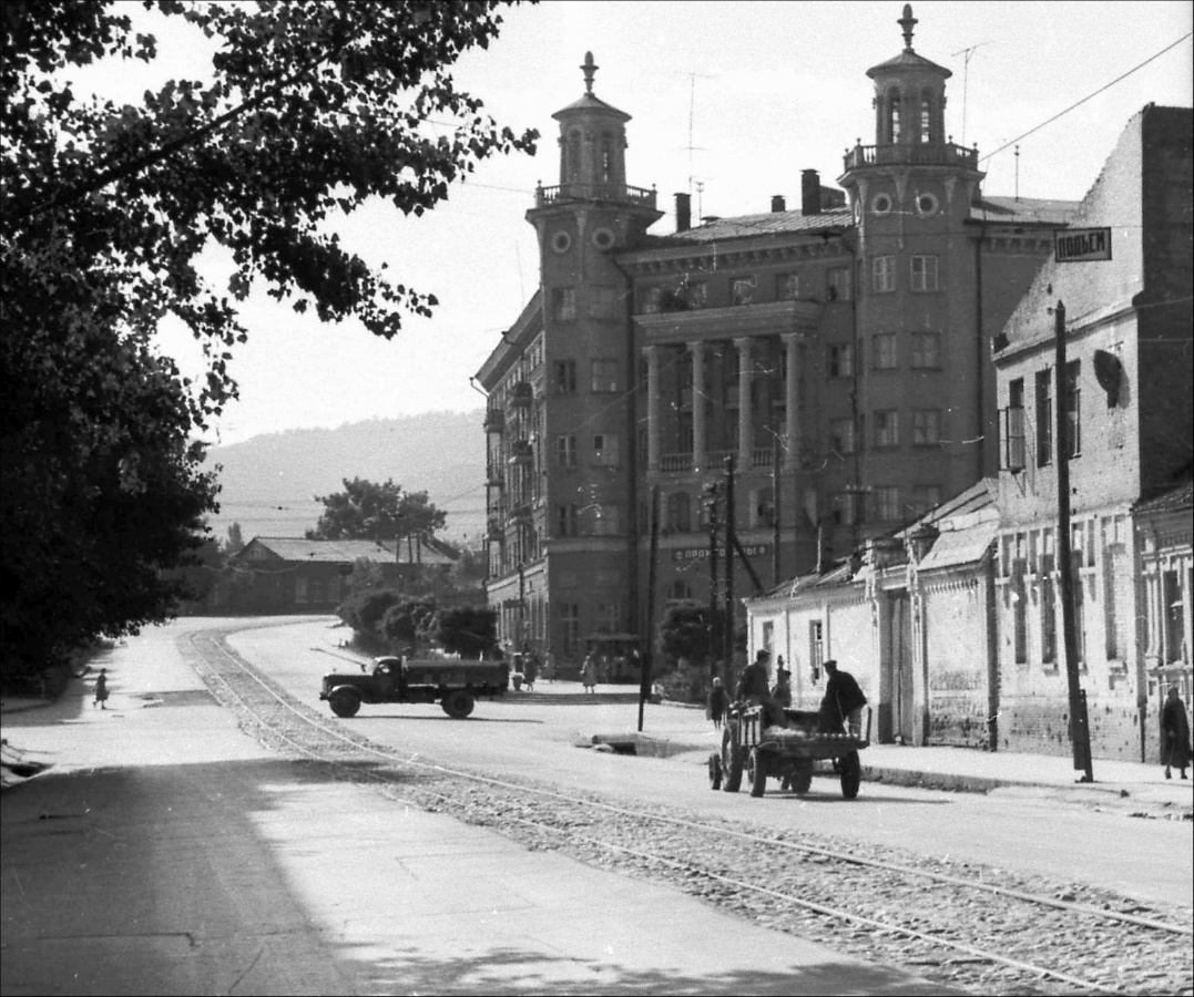 Владикавказ — Исторические фотографии и открытки — 2; Владикавказ — Шалдонская трамвайная линия