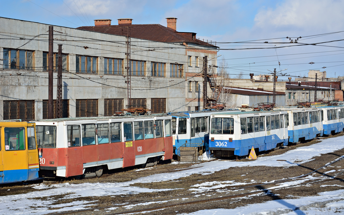 Magnitogorsk, 71-605 (KTM-5M3) № 020; Magnitogorsk, 71-605A № 3062