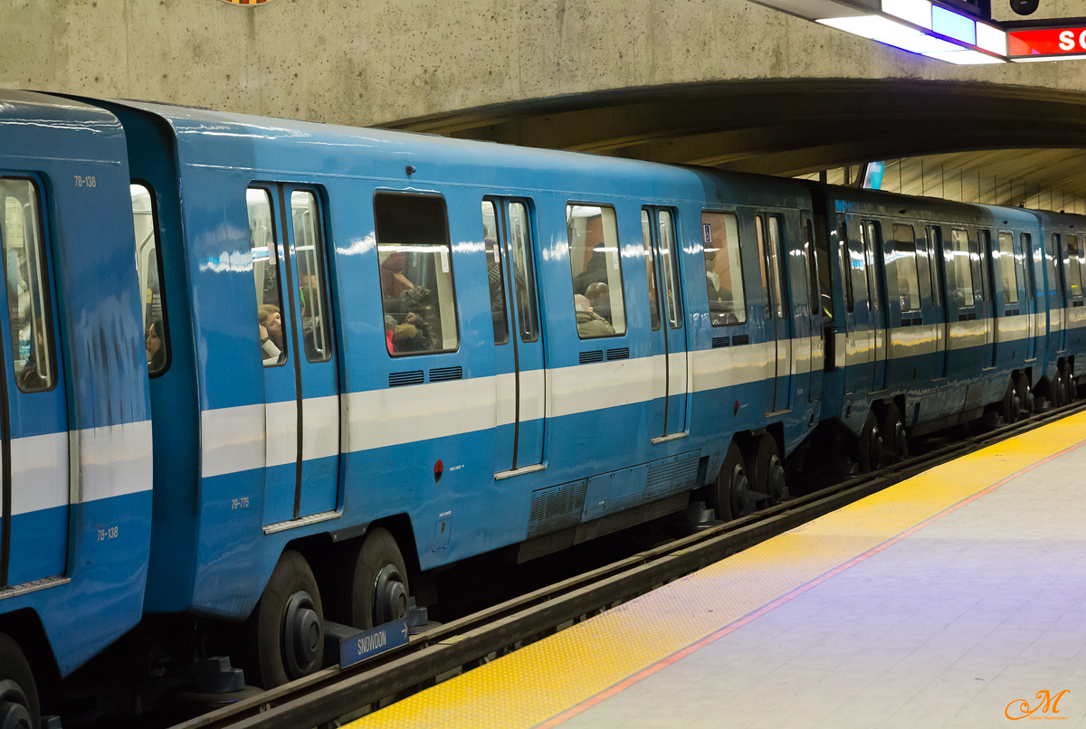 Монреаль, Bombardier MR-73 моторный № 79-775; Монреаль — Métro de Montréal -> Ligne bleue