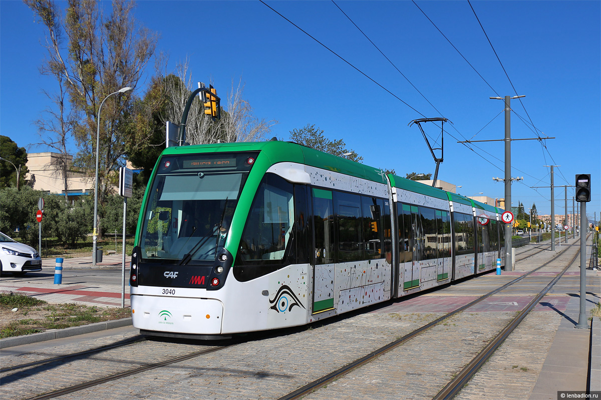 Малага, CAF Urbos 3 № 3040