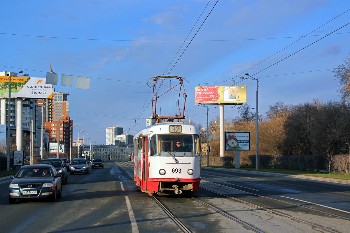 Екатеринбург, Tatra T3SU № 693
