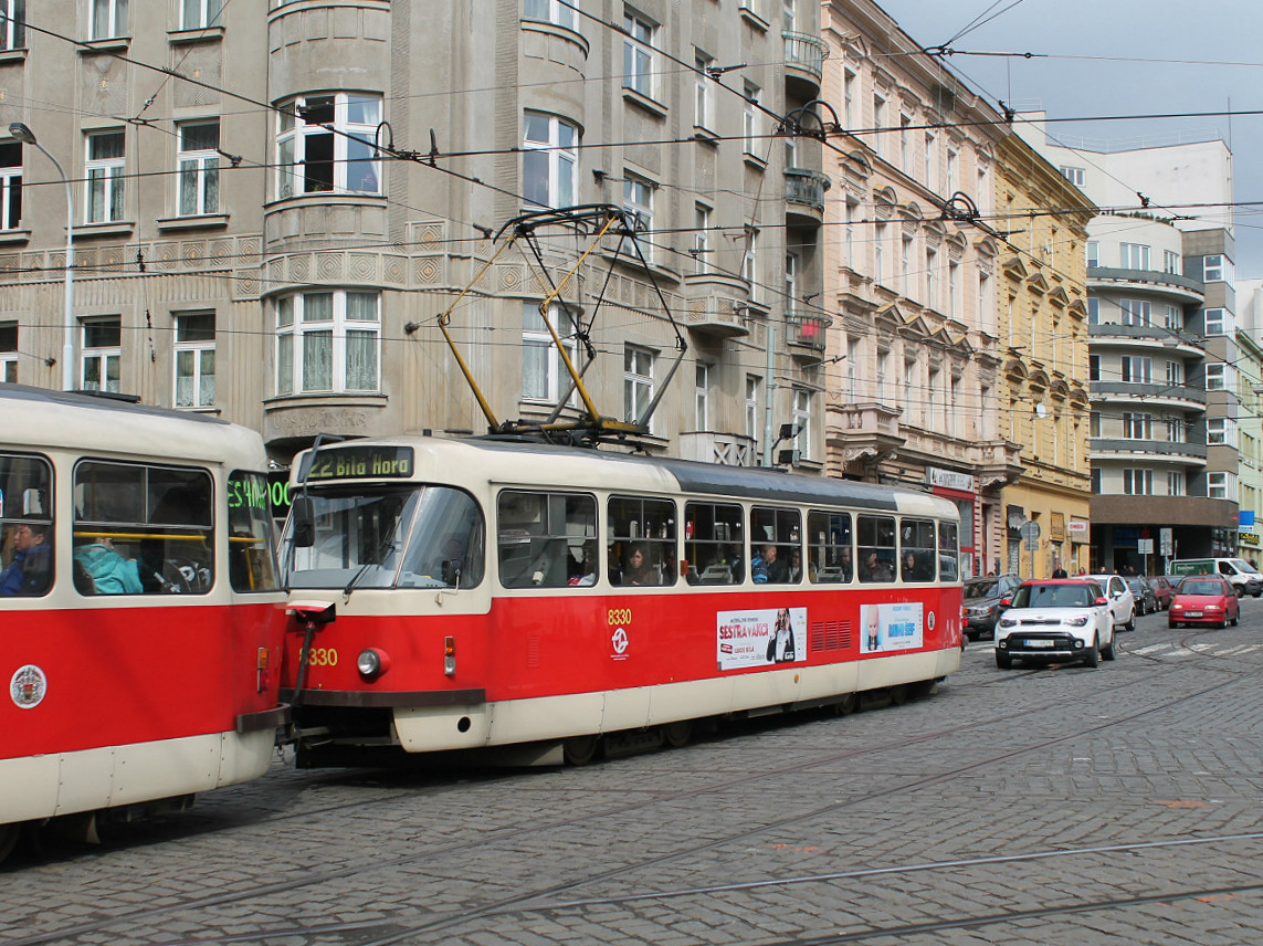 Прага, Tatra T3R.P № 8330
