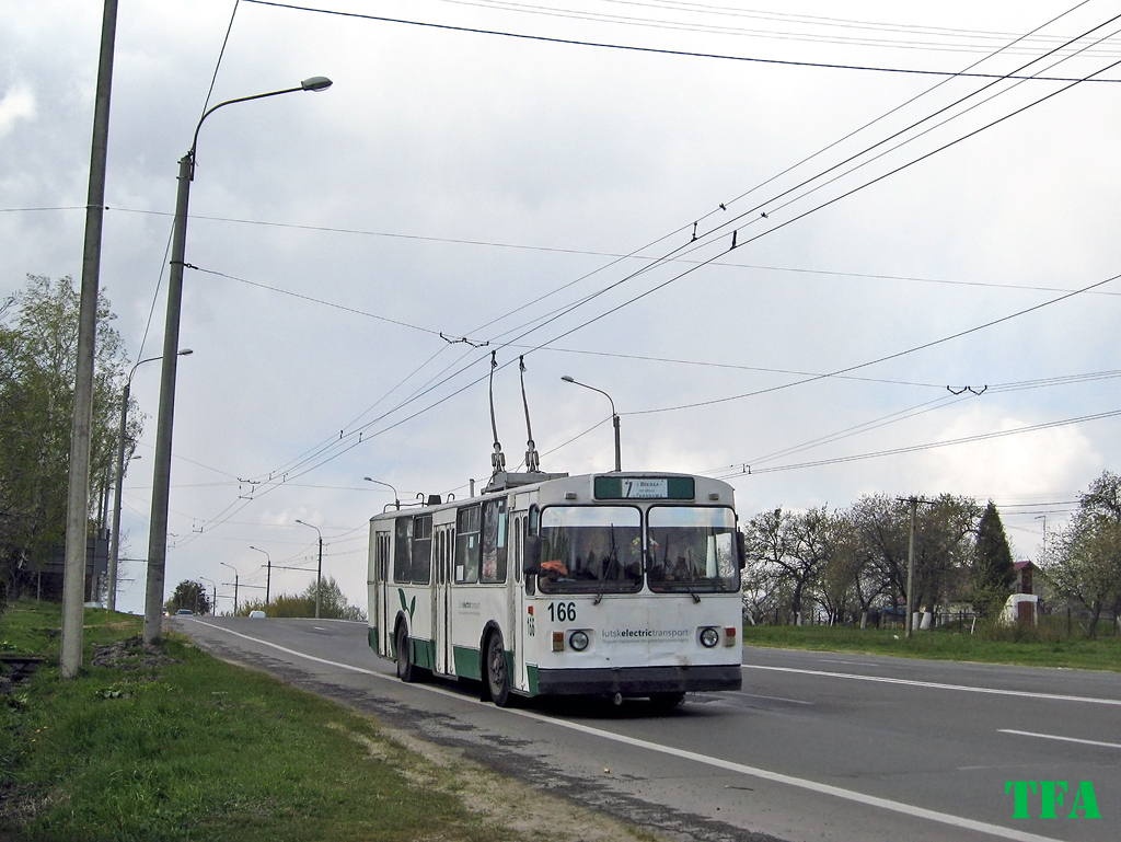 Lutsk, ZiU-682V-012 [V0A] № 166; Lutsk — Memorial Sunday, routes to Harazdzha