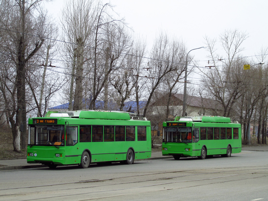 Kazan, Trolza-5275.03 “Optima” # 2350; Kazan, Trolza-5275.03 “Optima” # 2345