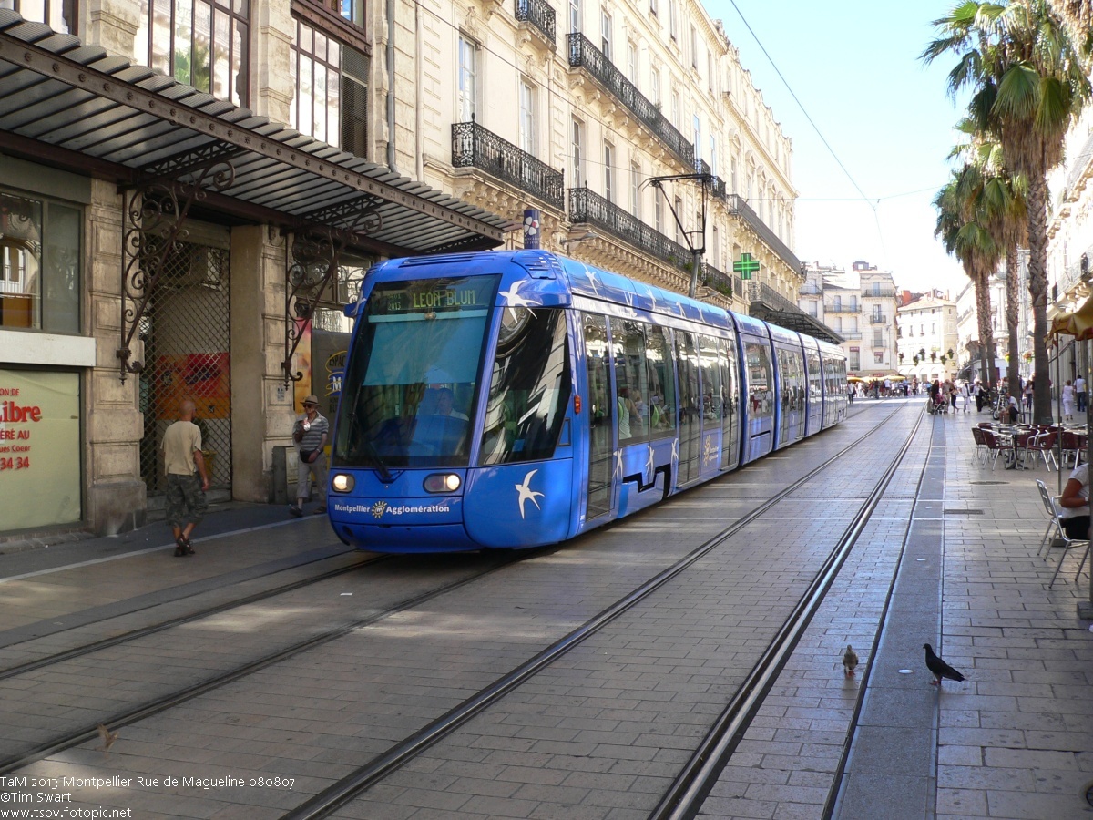 Montpellier, Alstom Citadis 401 nr. 2013