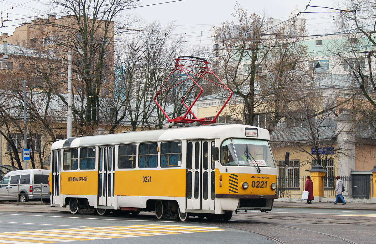 Москва, Tatra T3SU № 0221