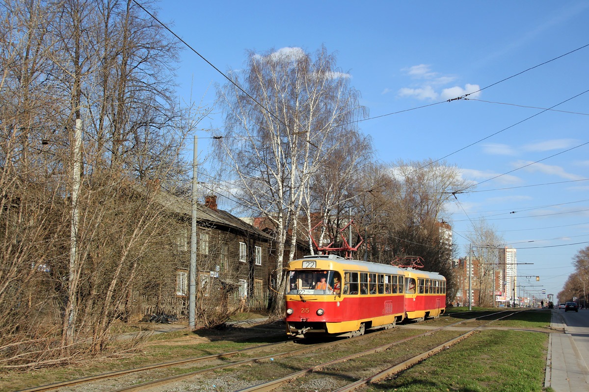 Екатеринбург, Tatra T3SU № 215